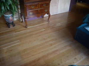 Karhrs Cherry Kentucky laid in Dining area.
