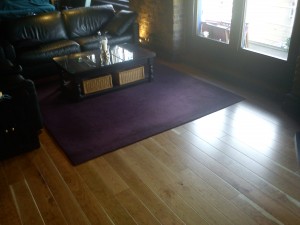 Kahrs Cherry Kentucky Plank laid in Living room area.