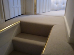 Weston Hammer Henley Here we have laid Weston Hammer carpet on Stairs and Landing complet with Brass fixtures.