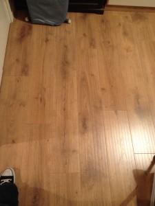Laminate Flooring Tradition Oak Here we have fitted Traditional Oak Laminate flooring in a Living room. This beautiful Laminate contains all the character and warmth of a real Oak floor.