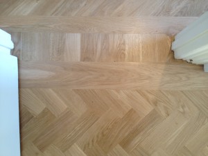 Parquet Flooring solid Oak Herringbone